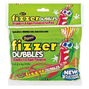 Beacon Fizzer Dubbles Strawberry & Apple 278g – Broadway Candy