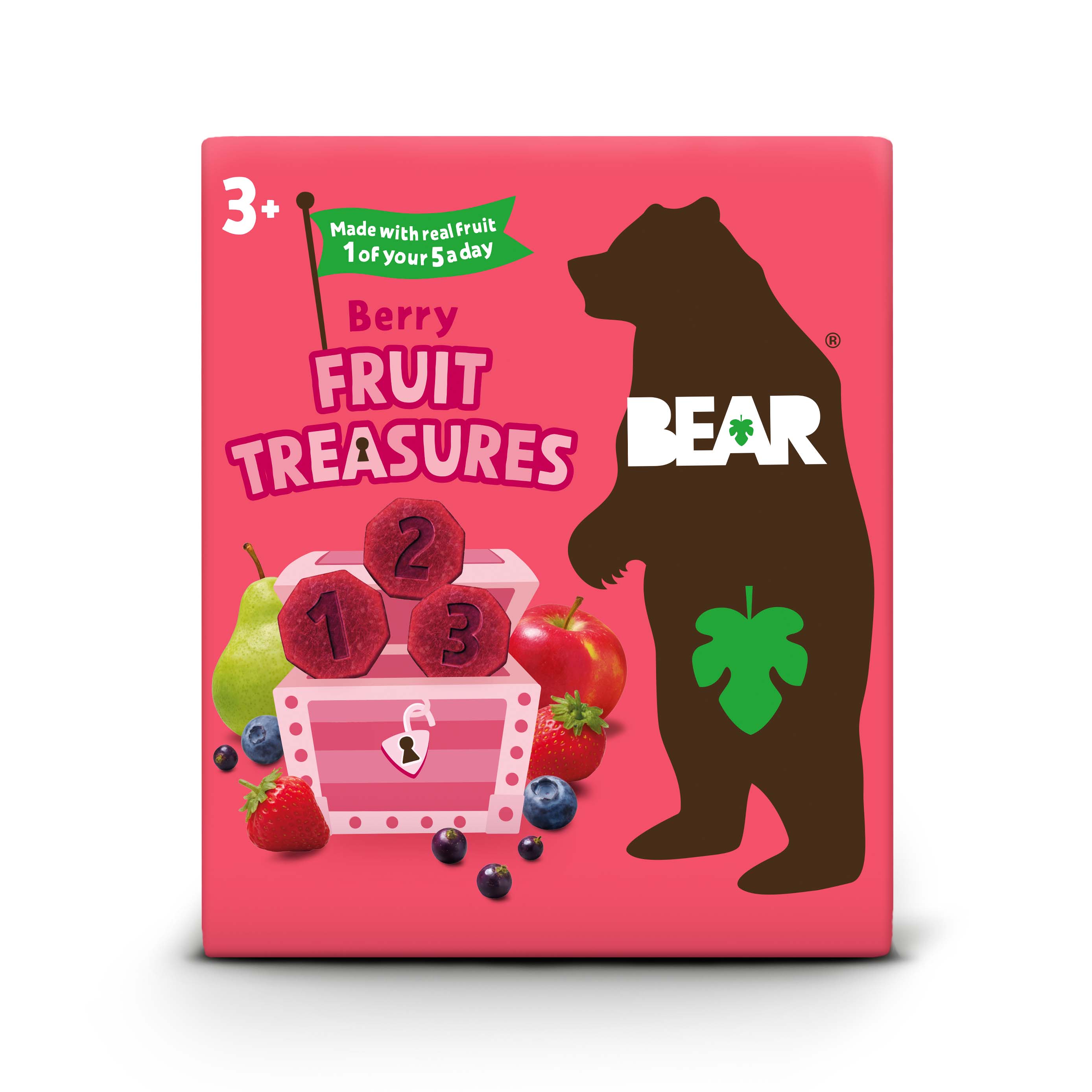 Bear Treasures Berry 5 x 20g – Broadway Candy