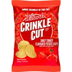 Willards Crinkle Cut Tomato  20 x 120g