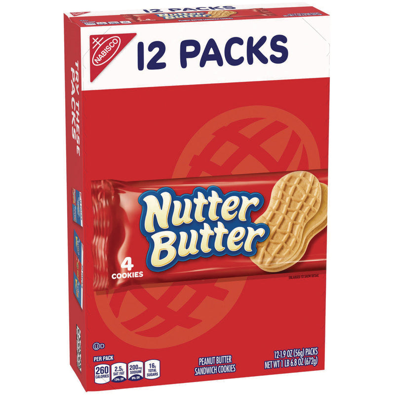 Nabisco Nutter Butter Cookies 12 x 56g