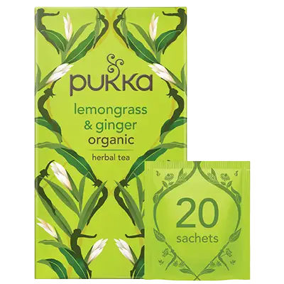 Pukka Pack of 4 x 36g Lemongrass & Ginger