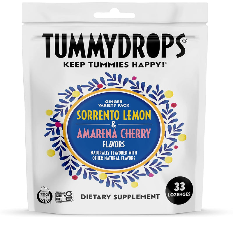 Tummy Drops Sorrento Lemon & Amarena Cherry Variety Pack 105g