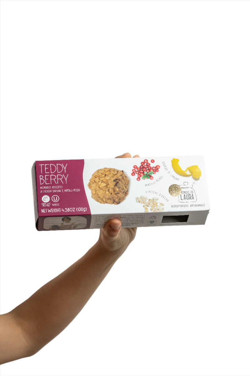 Mondo di Laura Gourmet Cookies Teddy Berry Oatmeal 130g