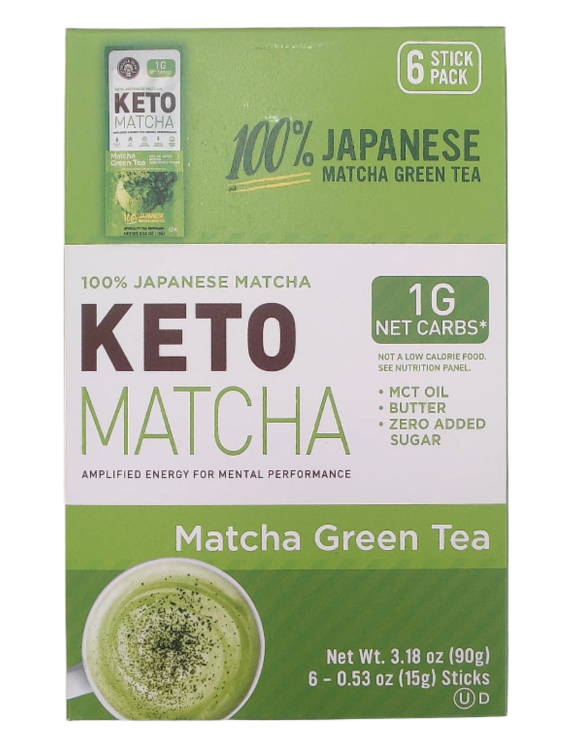 The Frozen Bean Tea Keto Matcha (6ct) 90g (3.18oz)