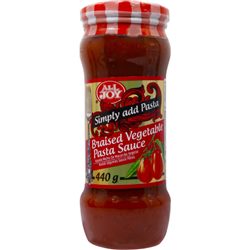 All Joy Pasta Sauce Braised Veg 440g