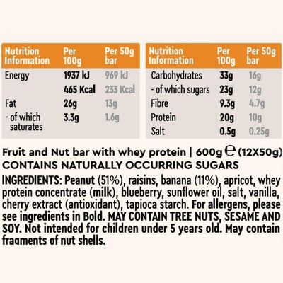 Presteez Protein Bar Peanut & Banana 50g