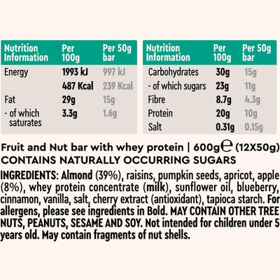 Presteez Protein Bar Almond & Apple 50g