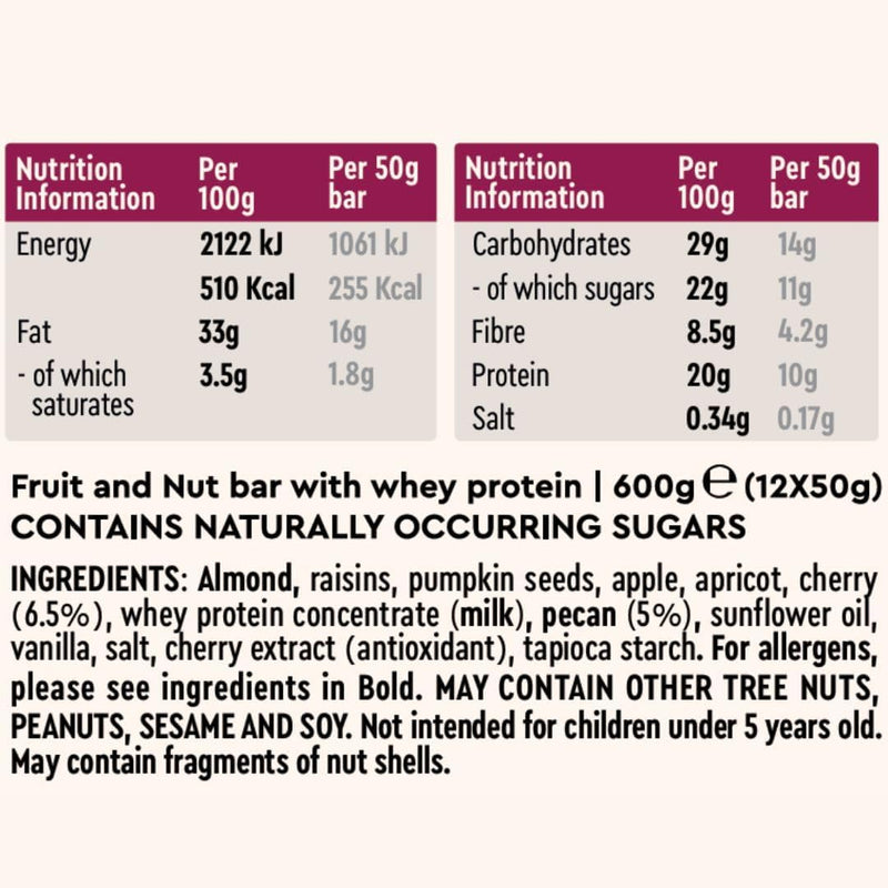 Presteez Protein Bar Pecan & Cherry  50g