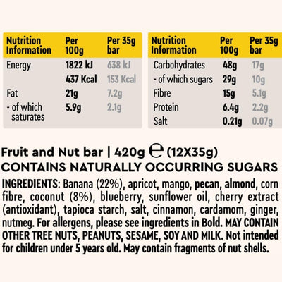 Presteez Bar Banana & Coconut 35g