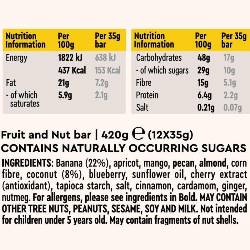 Presteez Bar Banana & Coconut 35g