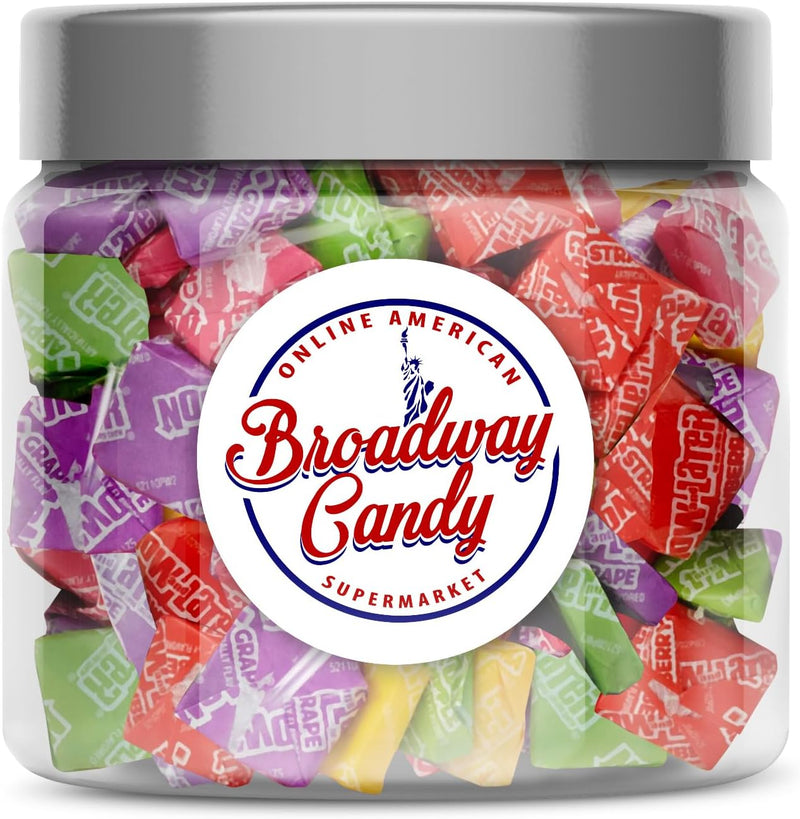 Now & Later Sweet & Sour Chewy Candy Assorted Jar 450g (Approx. 100 Pieces) by Broadway Candy