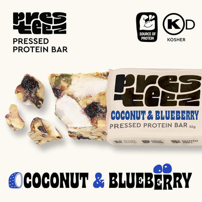 Presteez Protein Bar Coconut & Blueberry 50g