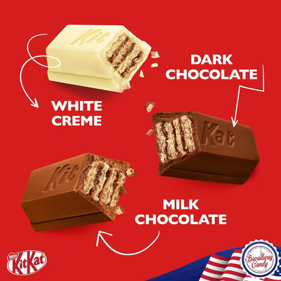 BULK Kitkat Assorted Miniatures 1kg Bag | Mix of Dark, Milk & White Chocolate ***Expired 31/10/2024**