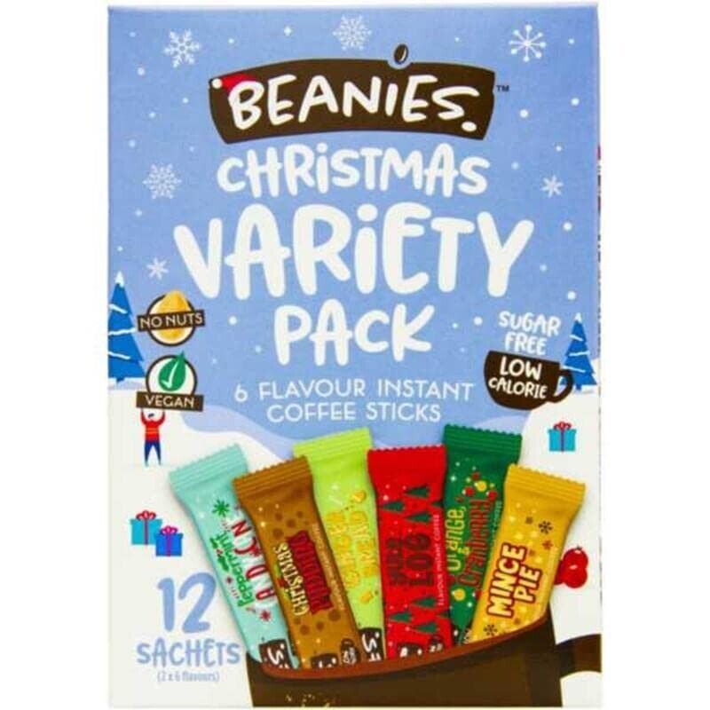 Beanies Flavour Coffee Christmas Variety Pack 24g