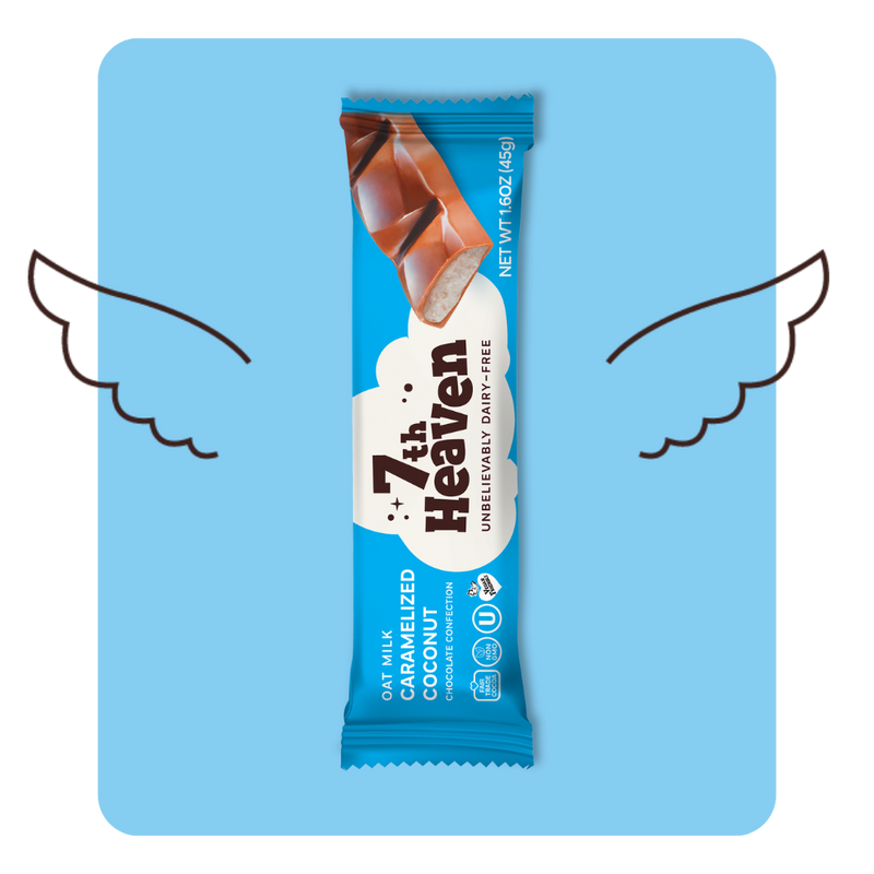 7th Heaven Caramelized Coconut Oat Milk Chocolate 45g