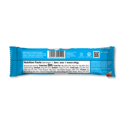 7th Heaven Caramelized Coconut Oat Milk Chocolate 45g