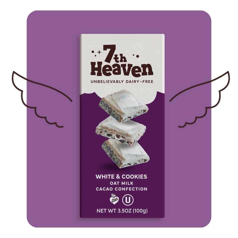 7th Heaven White & Cookies Oat Milk Chocolate 100g