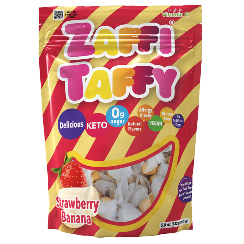 Zollipops Zaffi Taffy Strawberry+Banana 142g