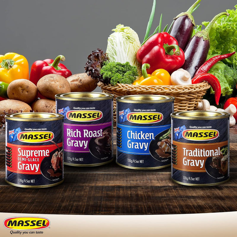 Massel Gravy Variety Pack, 130g, Pack of 4