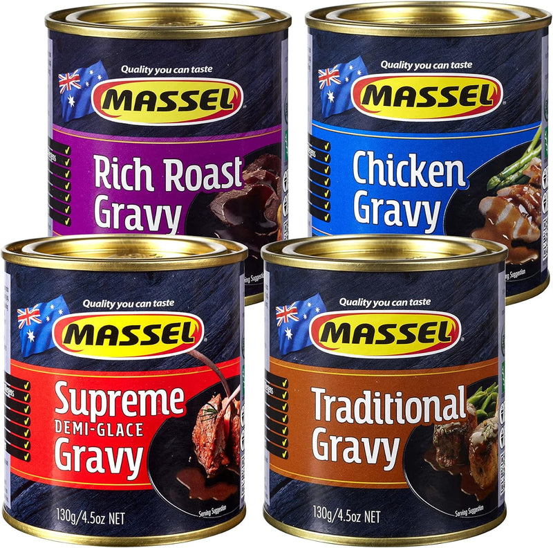 Massel Gravy Variety Pack, 130g, Pack of 4