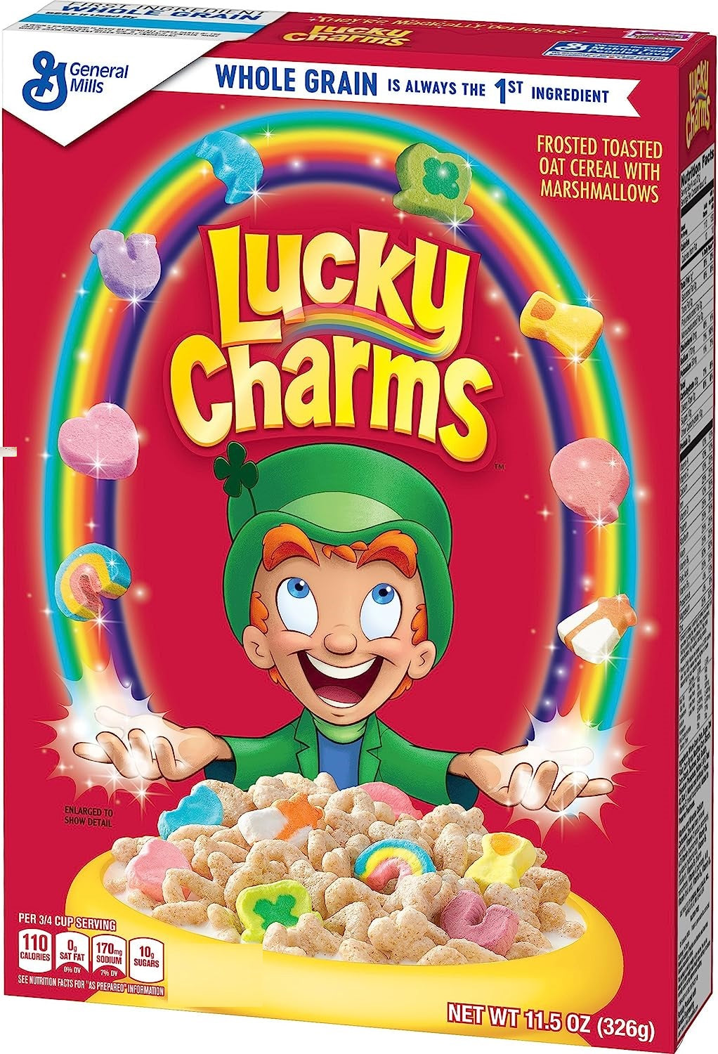 General Mills Lucky Charms Cereal 300g NK - Damaged Box – Broadway Candy