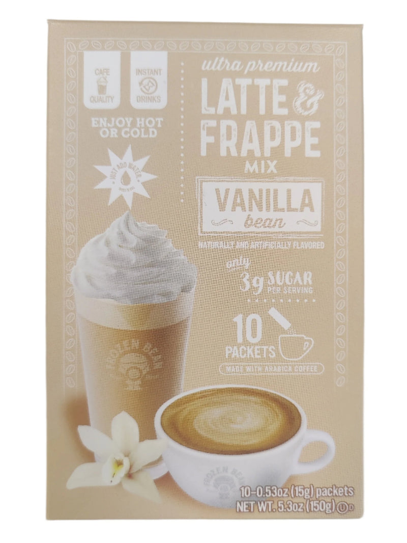 The Frozen Bean ICB Lite Vanilla Bean latte (10ct) 150g (5.3oz)