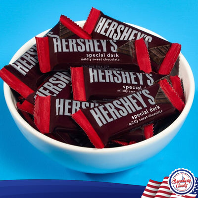 Hershey's Special Dark Chocolate Snack Size Jar, 350g (Approximately 25 Pieces)