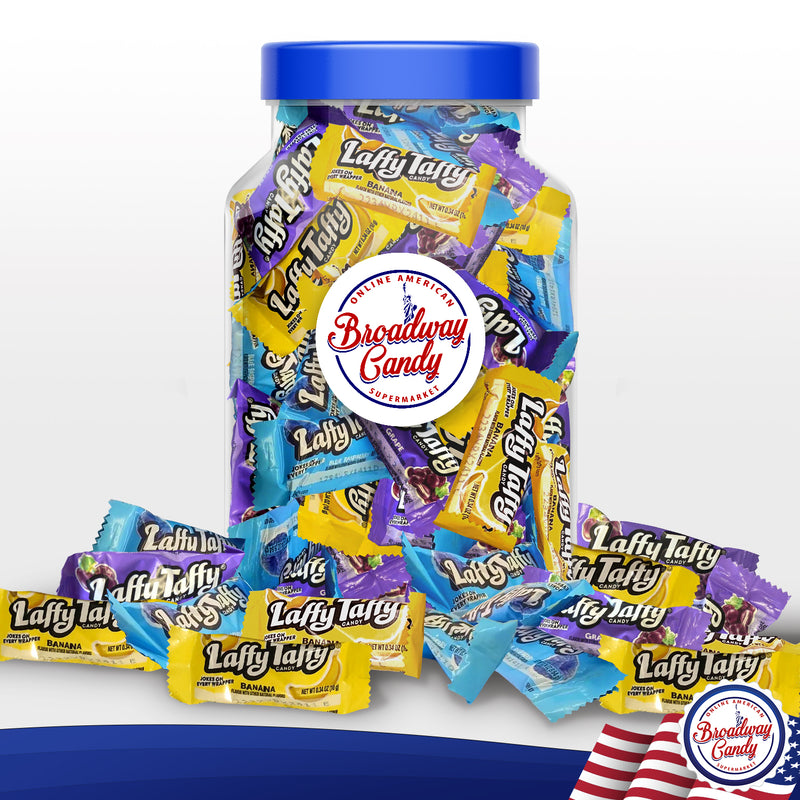 Laffy Taffy Individually Wrapped 3-Flavour Mix 900g (Approx. 90 Pieces) by Broadway Candy