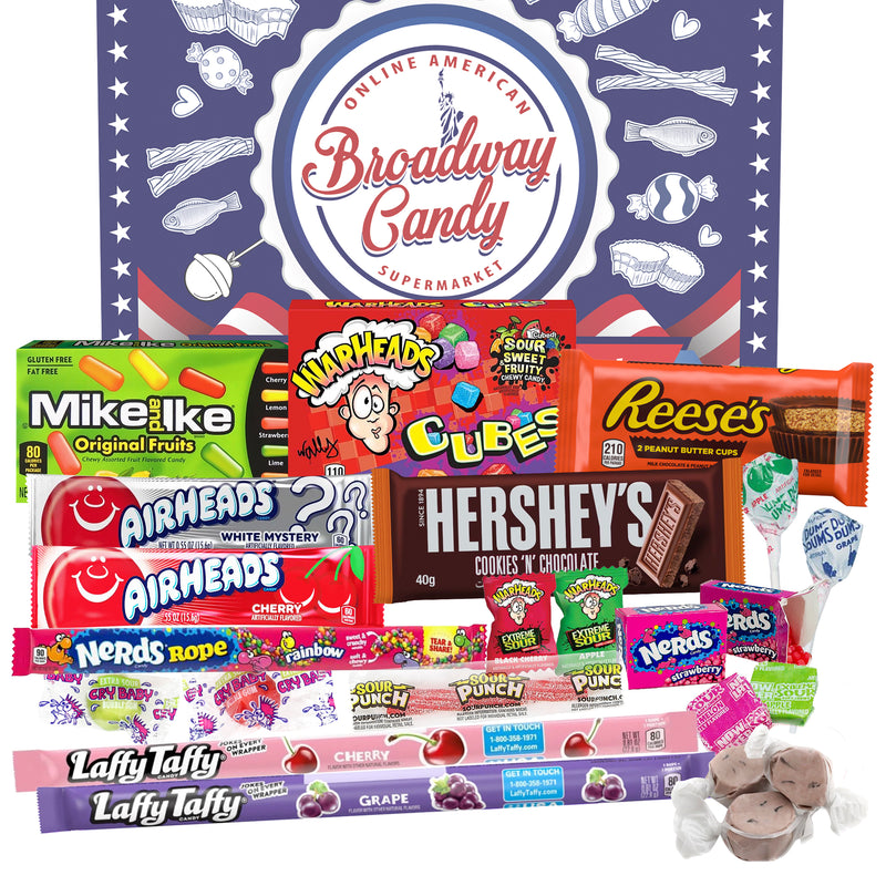 American Candy Gift Box | Sweet & Chocolate Hamper by Broadway Candy