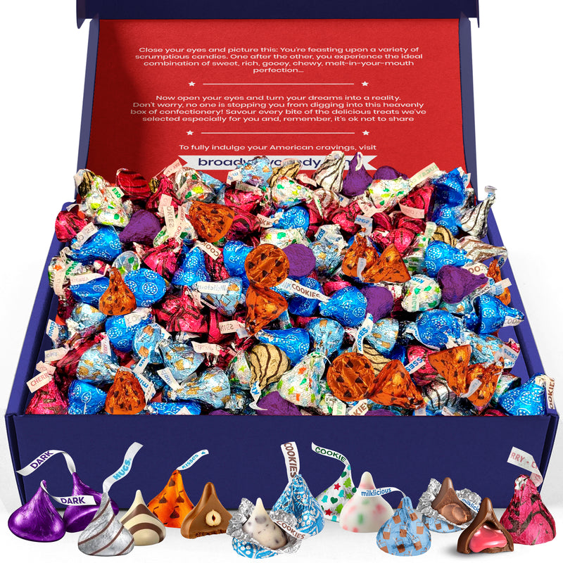 Blissful Kisses by Broadway Candy | 900g Assortment of Hershey&