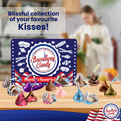 Blissful Kisses by Broadway Candy | 900g Assortment of Hershey's Kisses