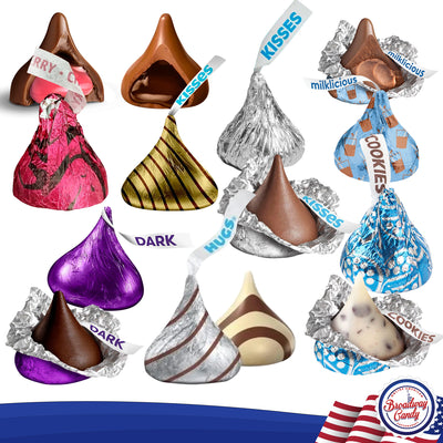 Blissful Kisses by Broadway Candy | 900g Assortment of Hershey's Kisses