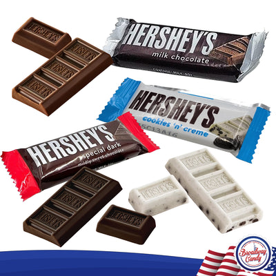 Hershey's Snack Assortment by Broadway Candy | 600g Mix of Hershey's Snack-Size Chocolate Bars