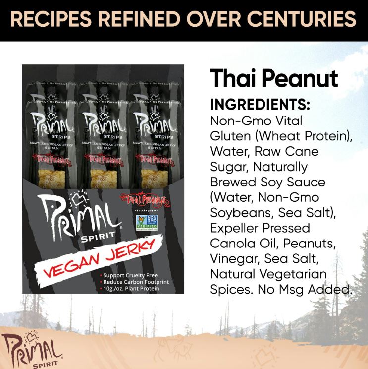 Primal Strips Thai Peanut 28g NK