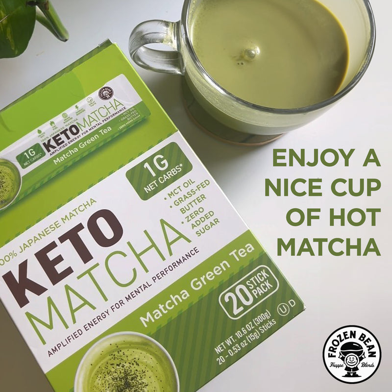 The Frozen Bean Tea Keto Matcha (20ct) 300g (10.6oz)