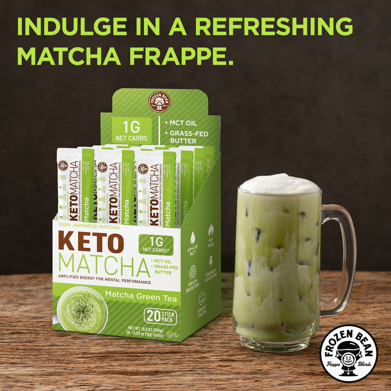 The Frozen Bean Tea Keto Matcha (20ct) 300g (10.6oz)