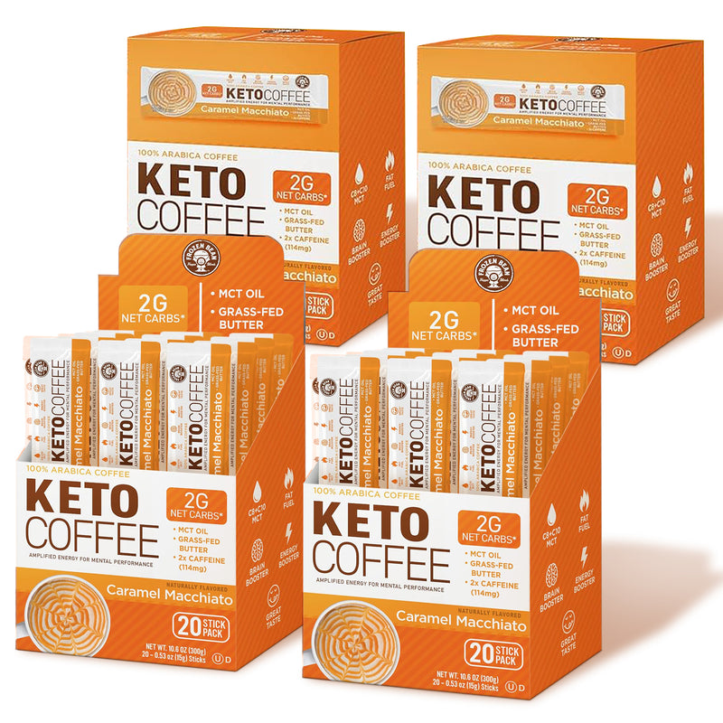 The Frozen Bean ICB Keto Caramel Macchiato (20ct) 300g (10.6oz)