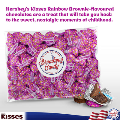 Hershey's Kisses Brownie Flavour Chocolates, 1 kg Bag