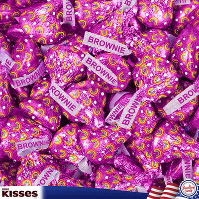 Hershey's Kisses Brownie Flavour Chocolates, 1 kg Bag