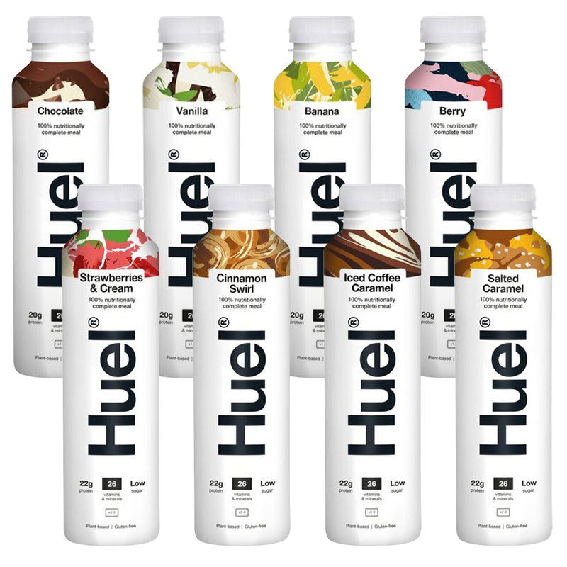 Huel RTD Shake Variety Pack - 8 Assorted Flavours by Broadway Candy