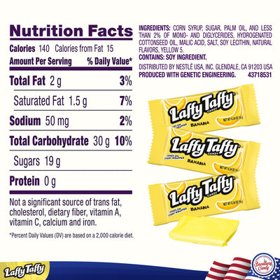 BULK Laffy Taffy Banana 1kg