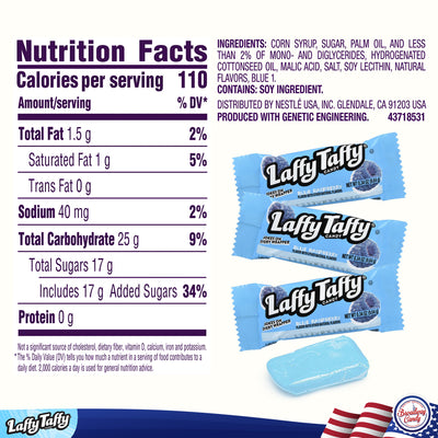 BULK Laffy Taffy Wild Blue Raspberry 1kg