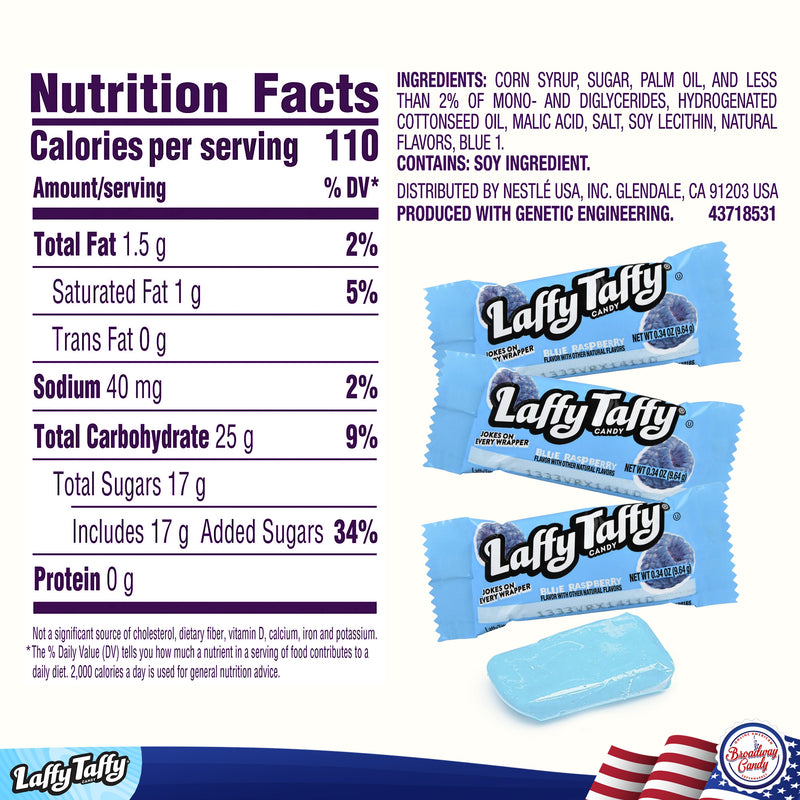 BULK Laffy Taffy Wild Blue Raspberry 1kg