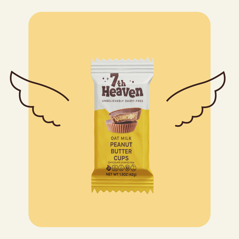 7th Heaven Peanut Butter Cups Oat Milk Chocolate 42g