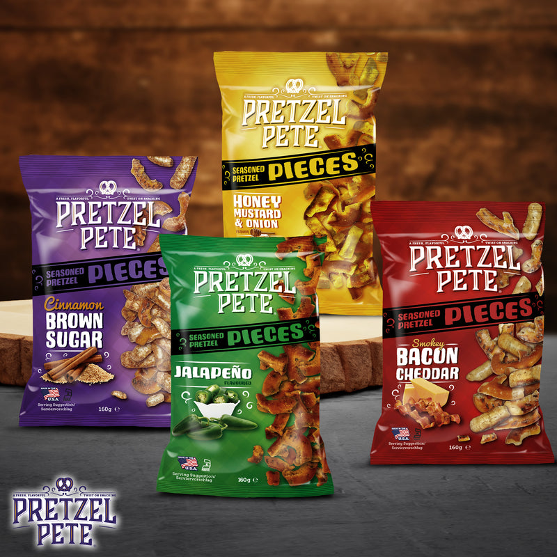 Pretzel Pete Gourmet Pretzel Variety | Pack of 4 by Broadway Candy