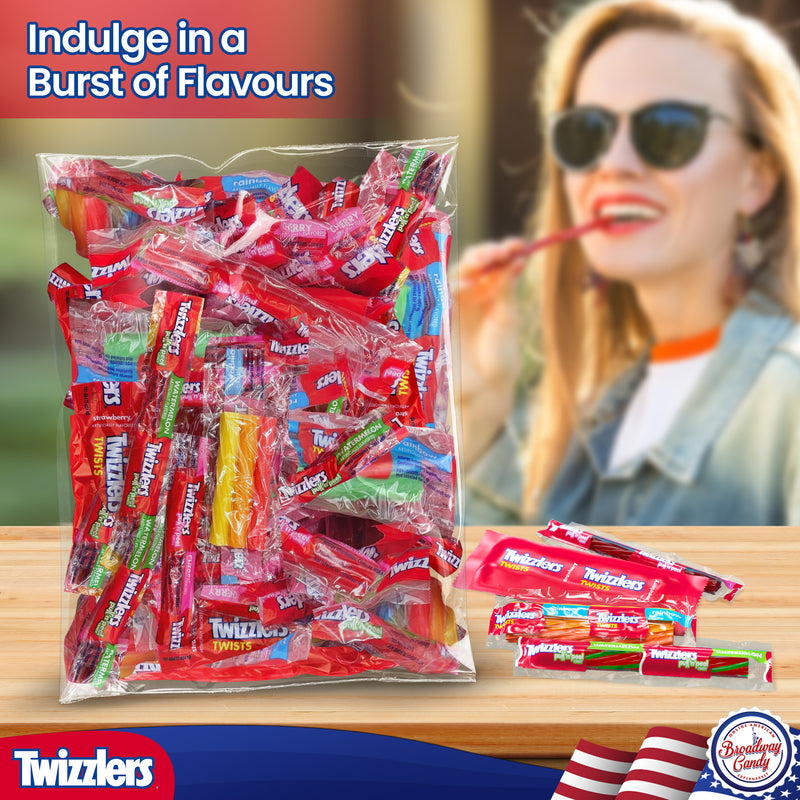 BULK Twizzlers Assorted Flavours 1Kg