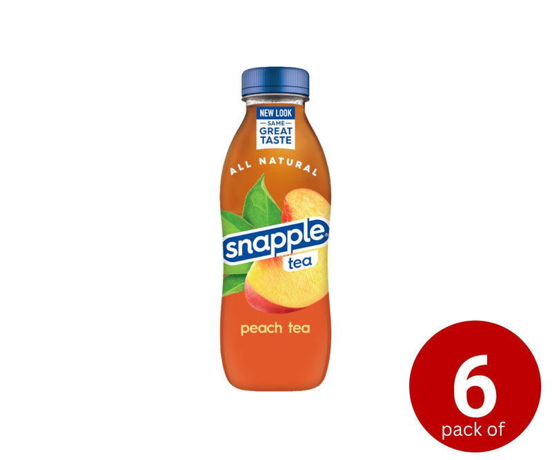 Snapple Iced Tea - Peach 473ml **Expires 26/03/2025**