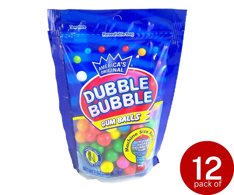 Dubble Bubble Assorted Gumballs 198g (7oz)