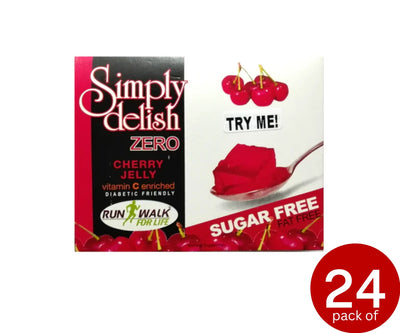 Simply Delish - Sugar-Free Jelly Dessert, Cherry Flavour 8g