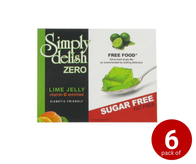 Simply Delish - Sugar-Free Jelly Dessert, Lime Flavour, 8g